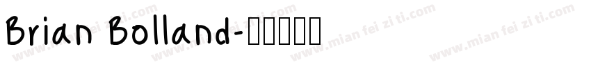 Brian Bolland字体转换